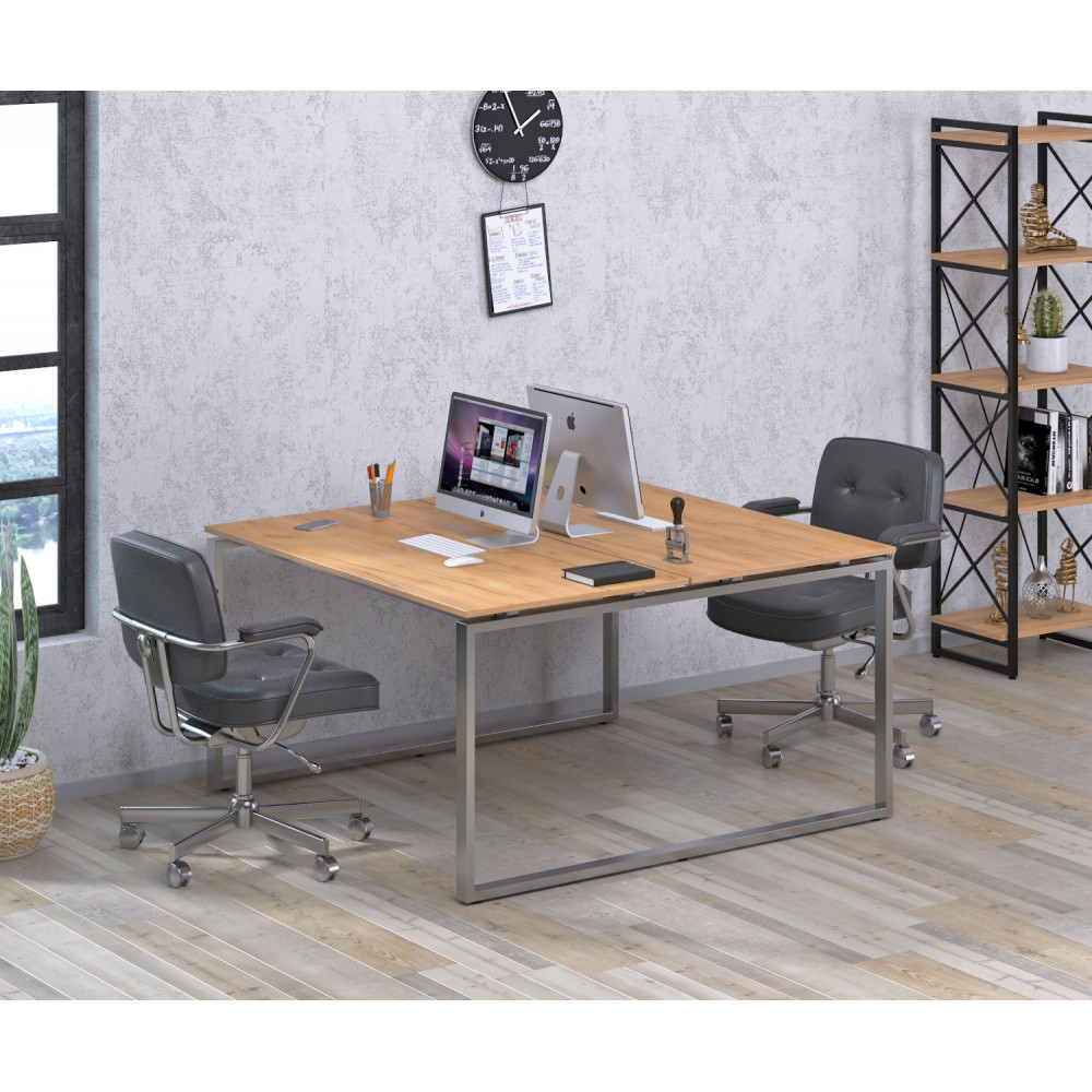 Подвійний письмовий стіл Loft design Q-140